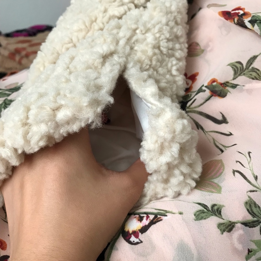 Sherpa Collared Button Down Jacket - image 5